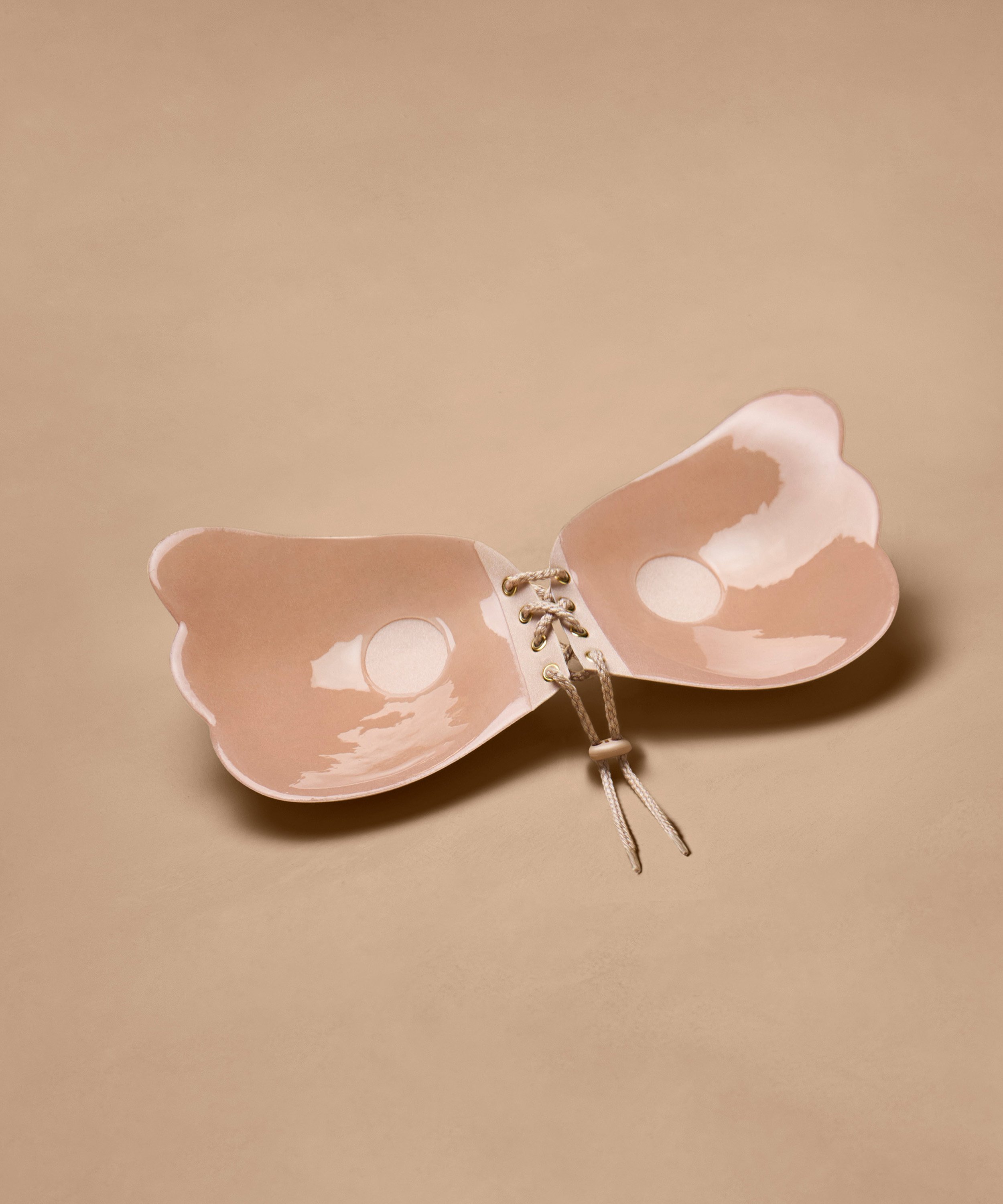 Push-up-bh med vingdesign, Beige, main