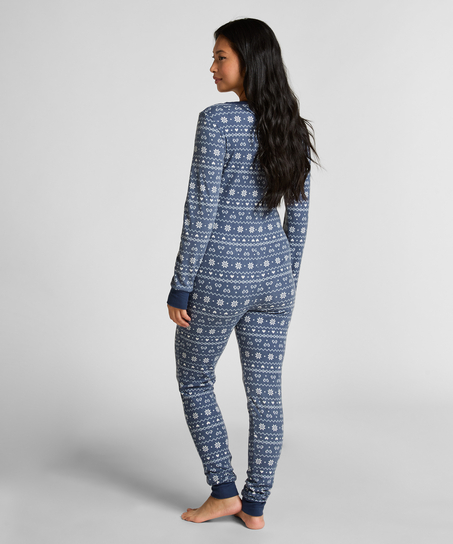 Fairisle onesie jersey, Bl&aring;