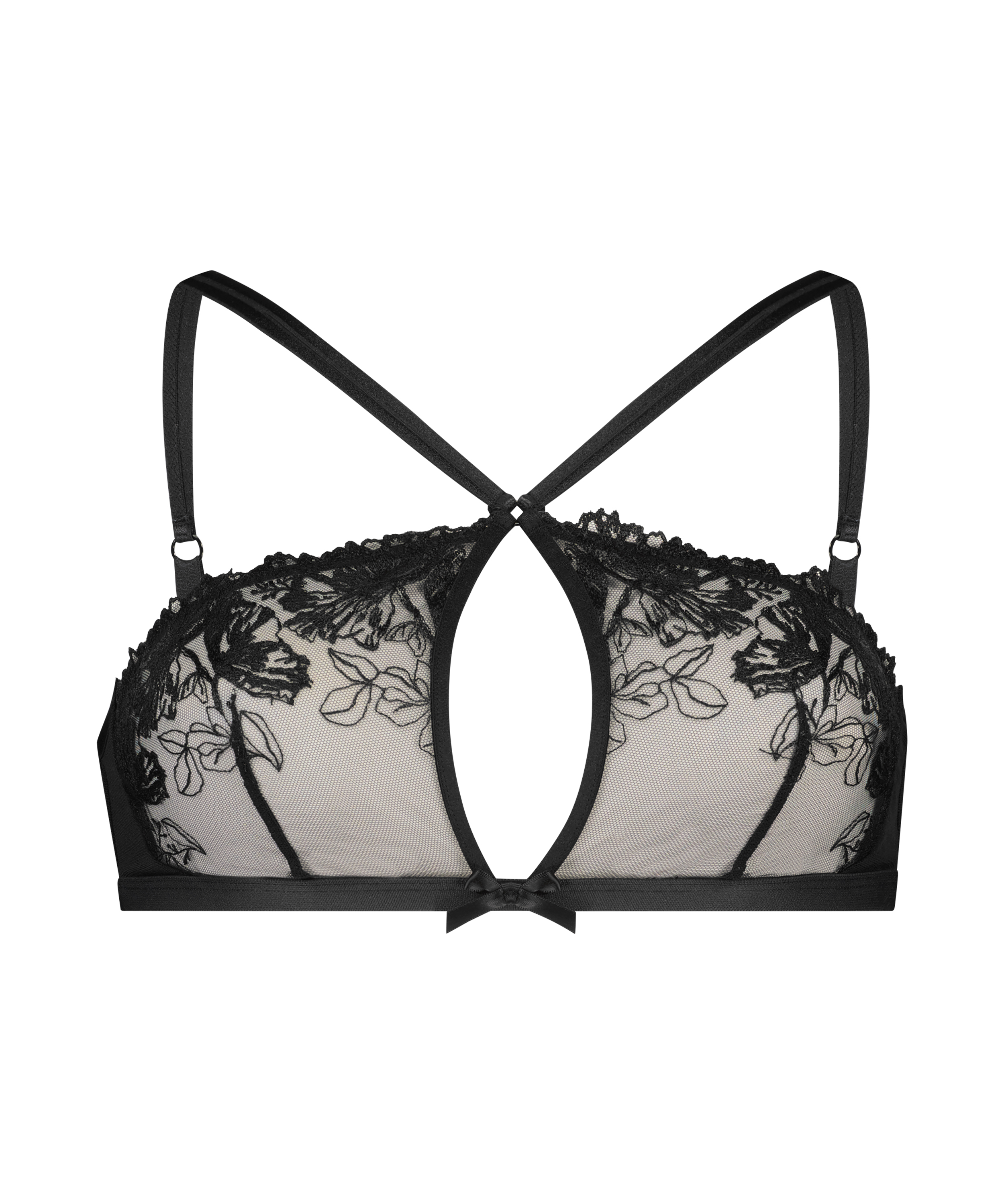 Bralette Michayla, Svart, main