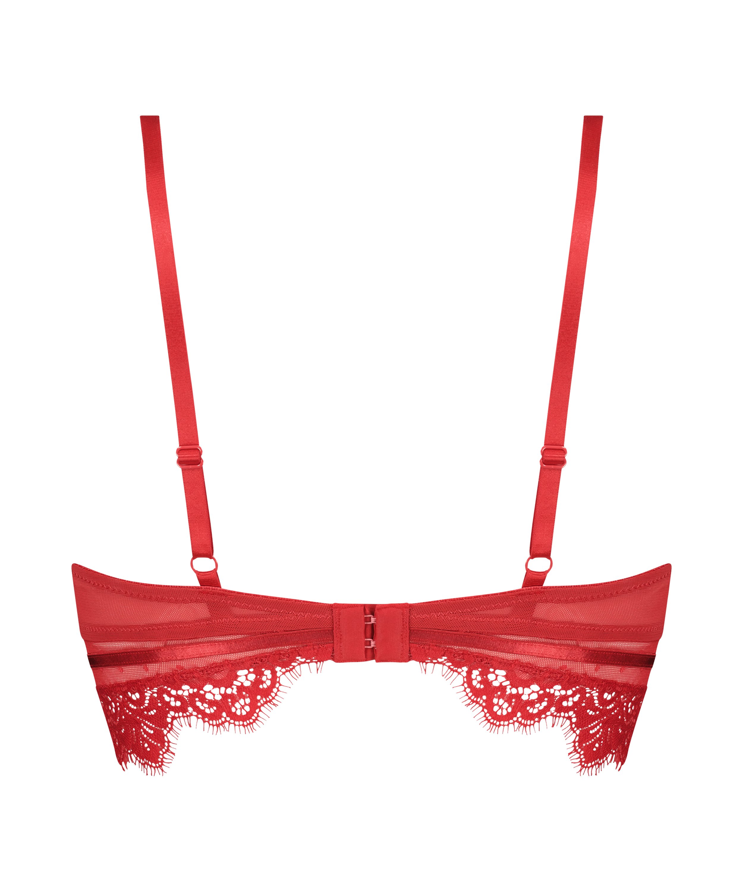 Formpressad longline-bh med bygel Marilee, Röd, main