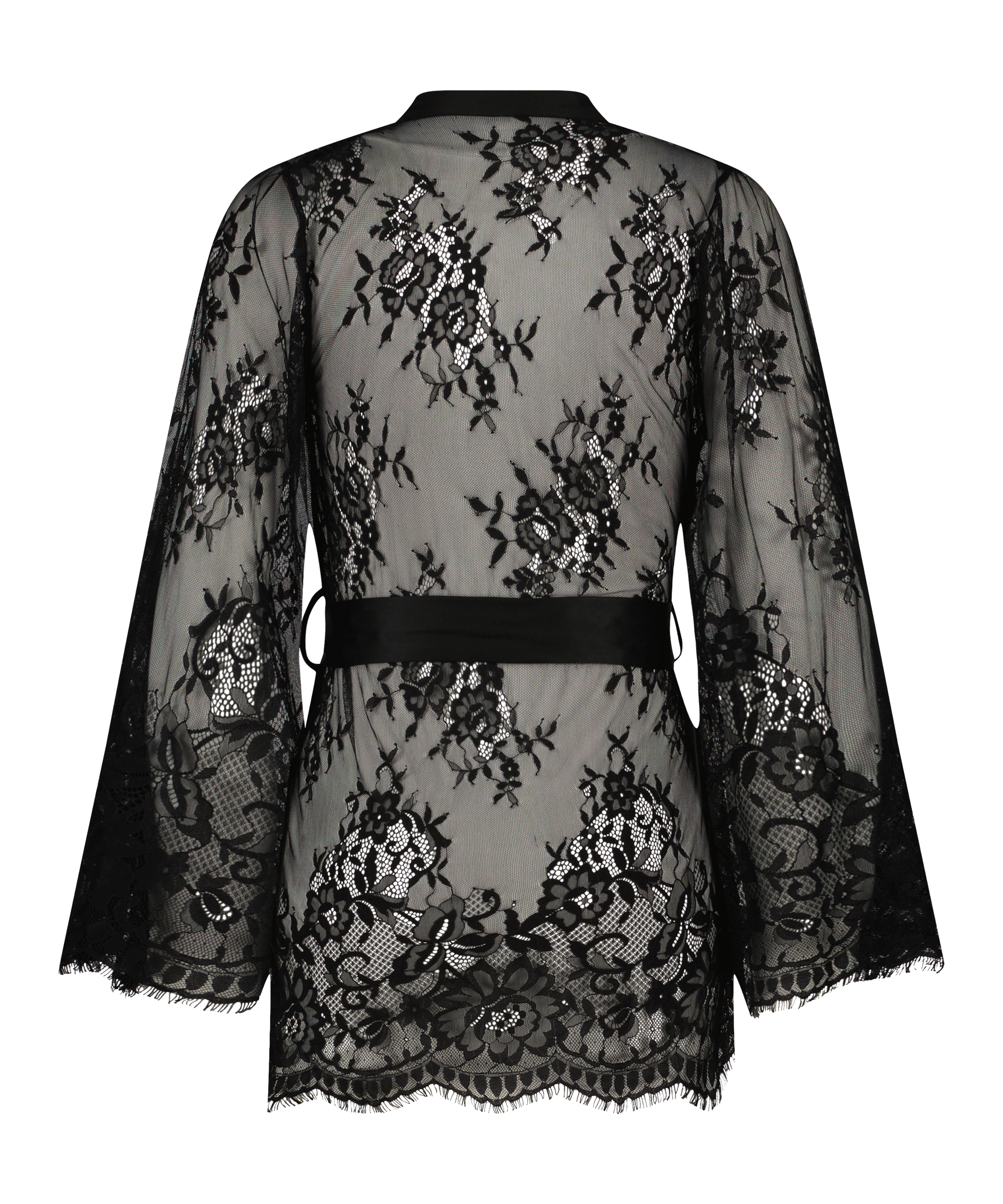 Kimono Lace Isabelle, Svart, main