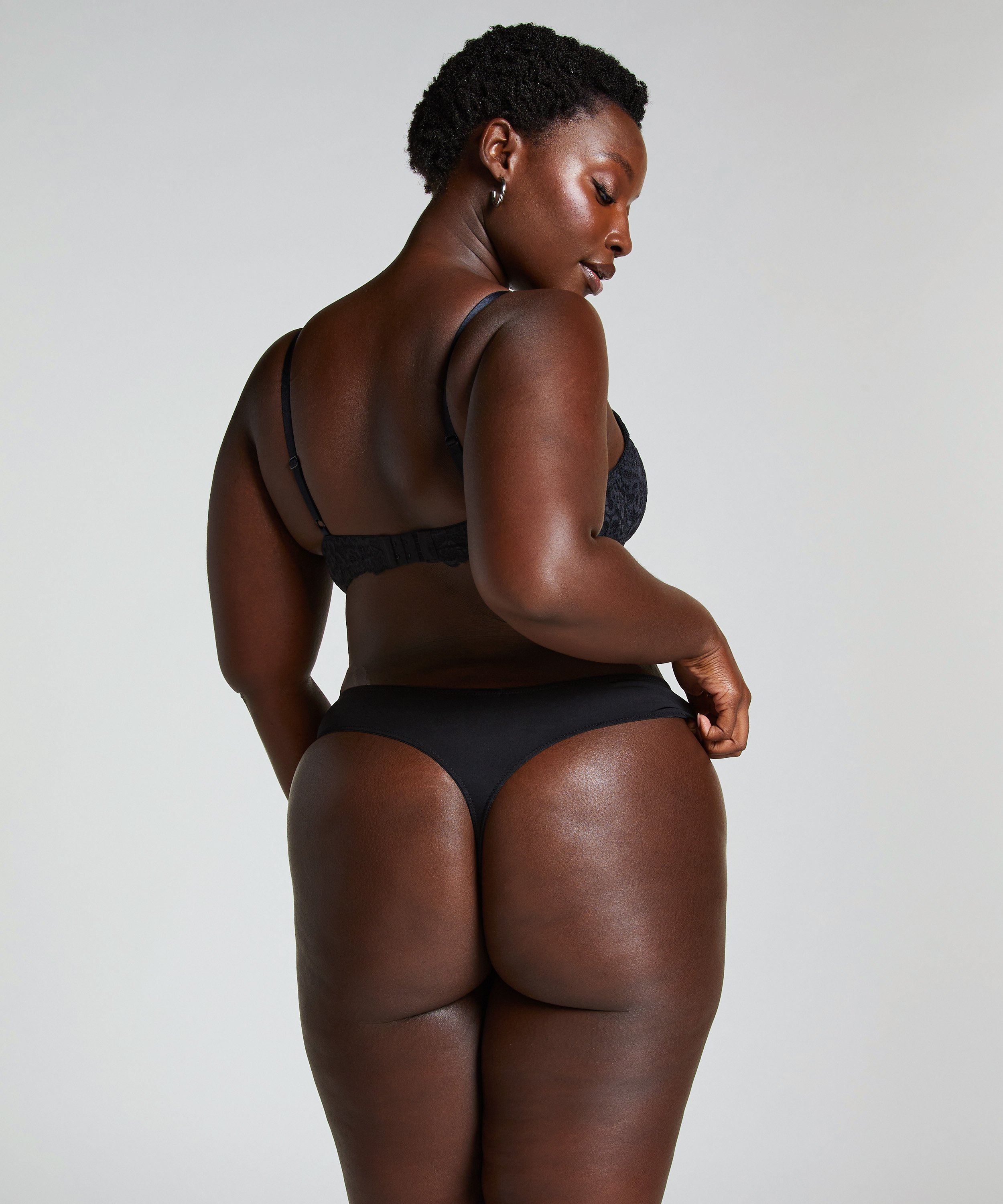 Formpressad bygel-bh Marine, Svart, main