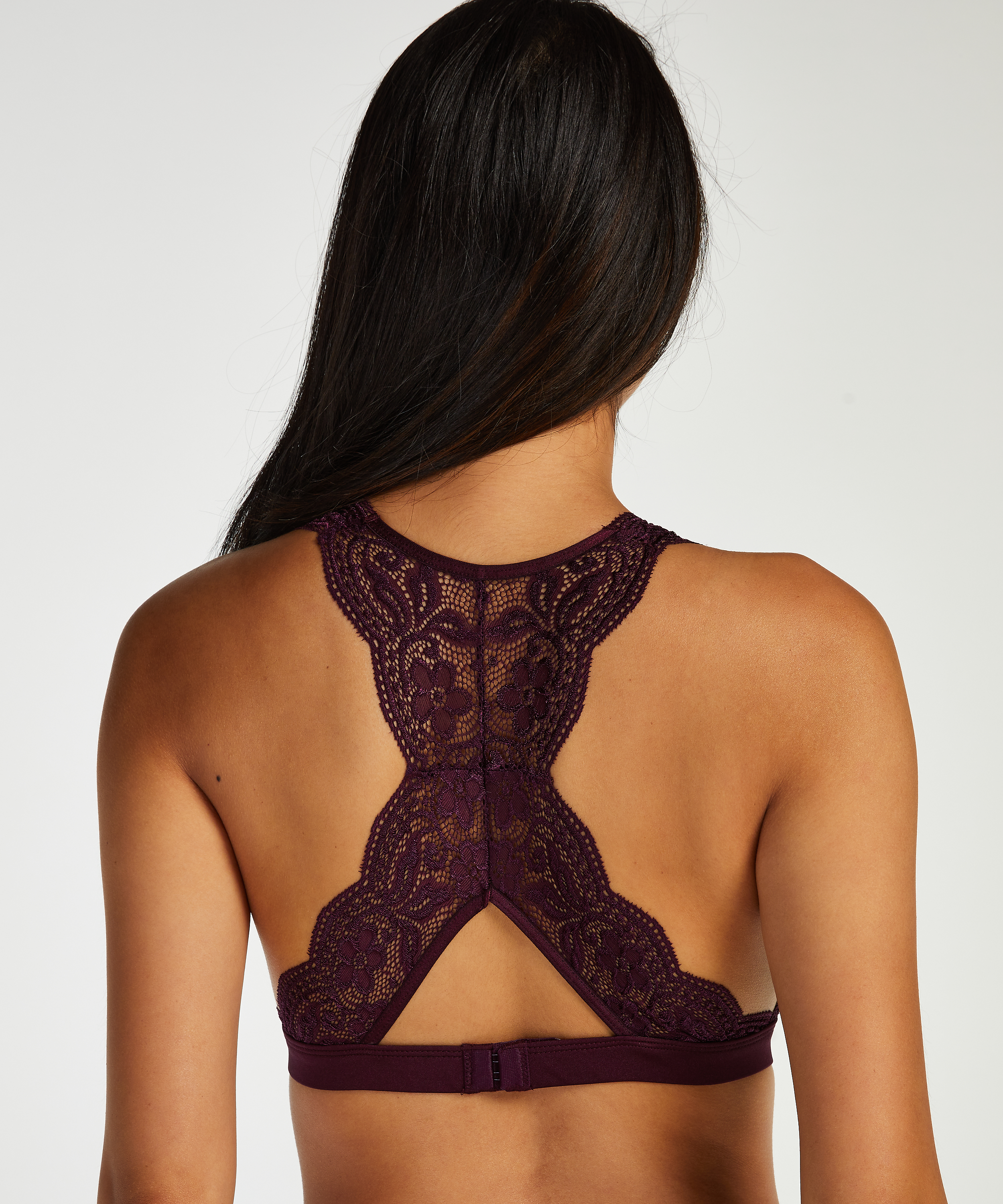 Halter-racerback bralette, Lila, main