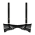 Formpressad longline-push-up bh med bygel Desire, Svart