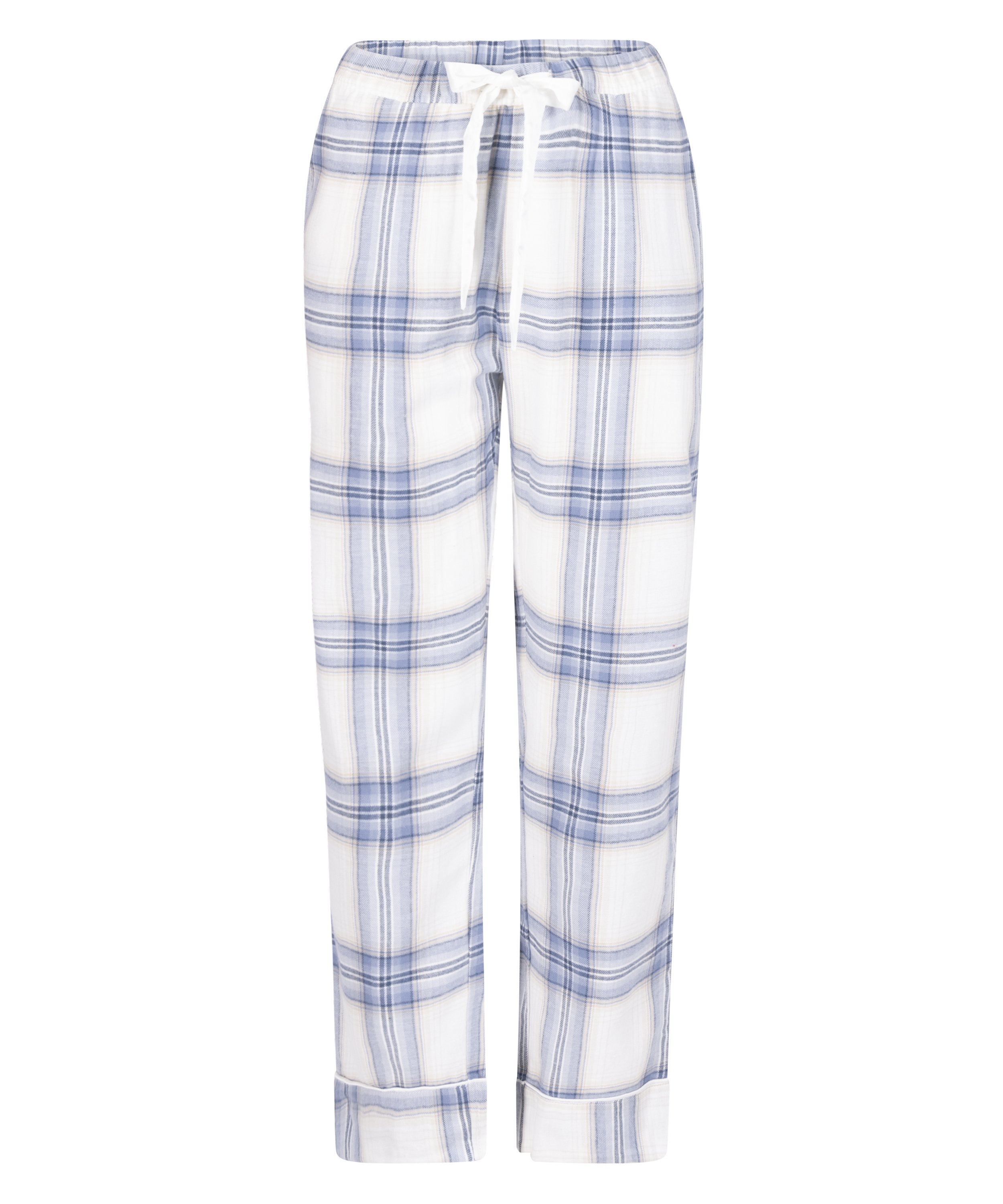 Pyjamasbyxori flanell, Bl&aring;, main