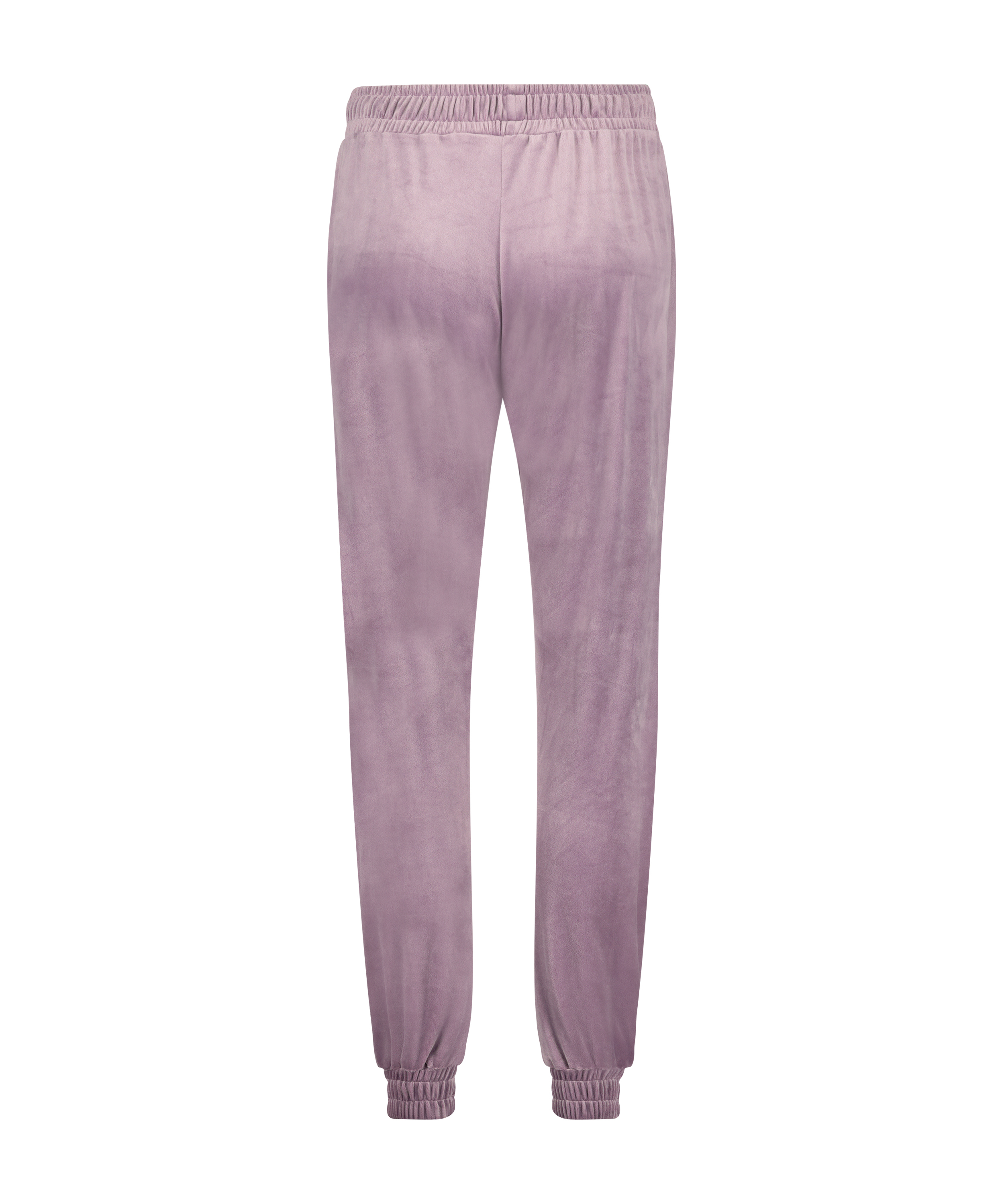 Tall joggingbyxor i velour, Lila, main