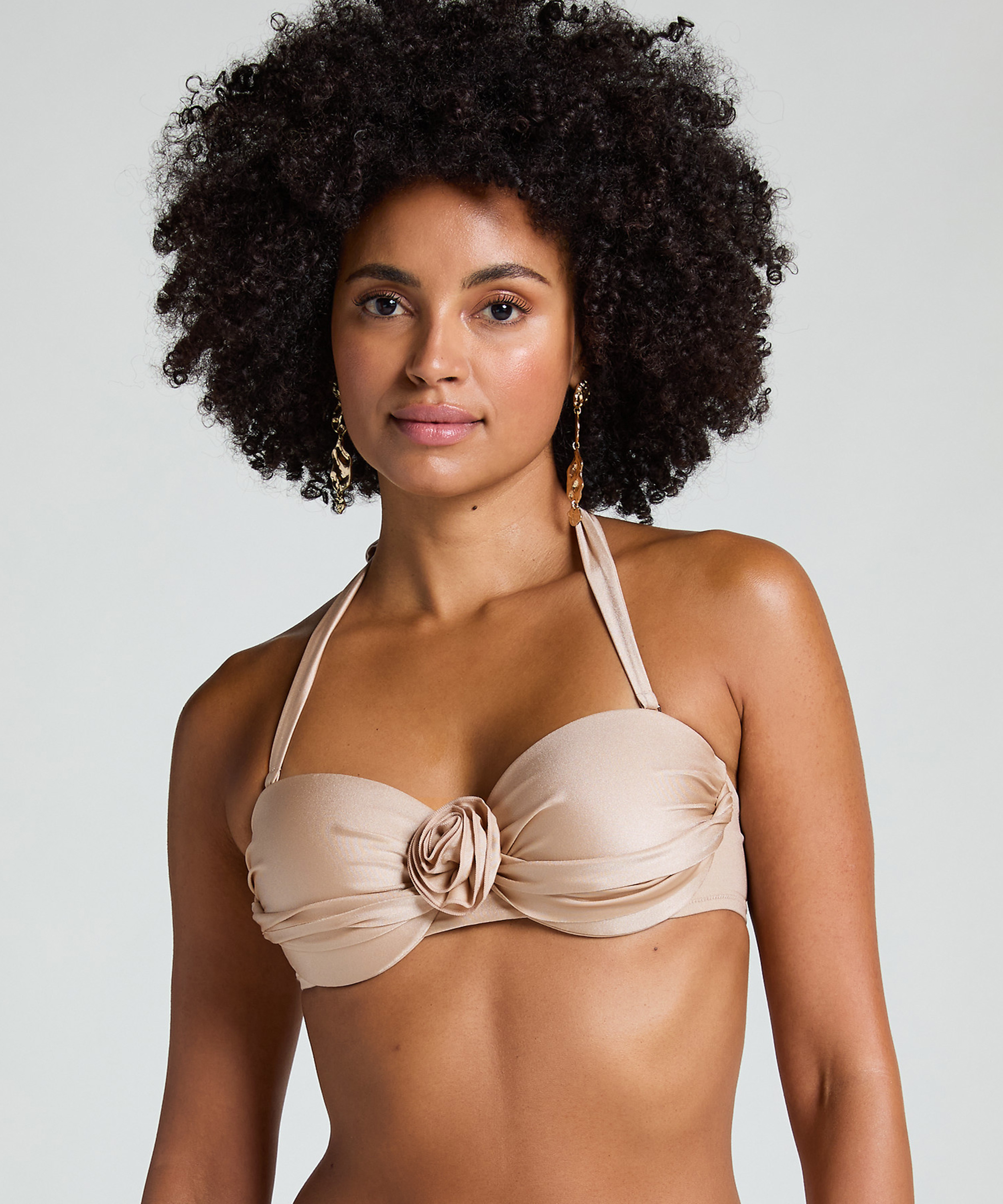 Lima bandeau-bikiniöverdel, Beige, main