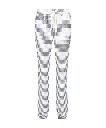 Brushed Stripe pyjamasbyxor, bl&aring;