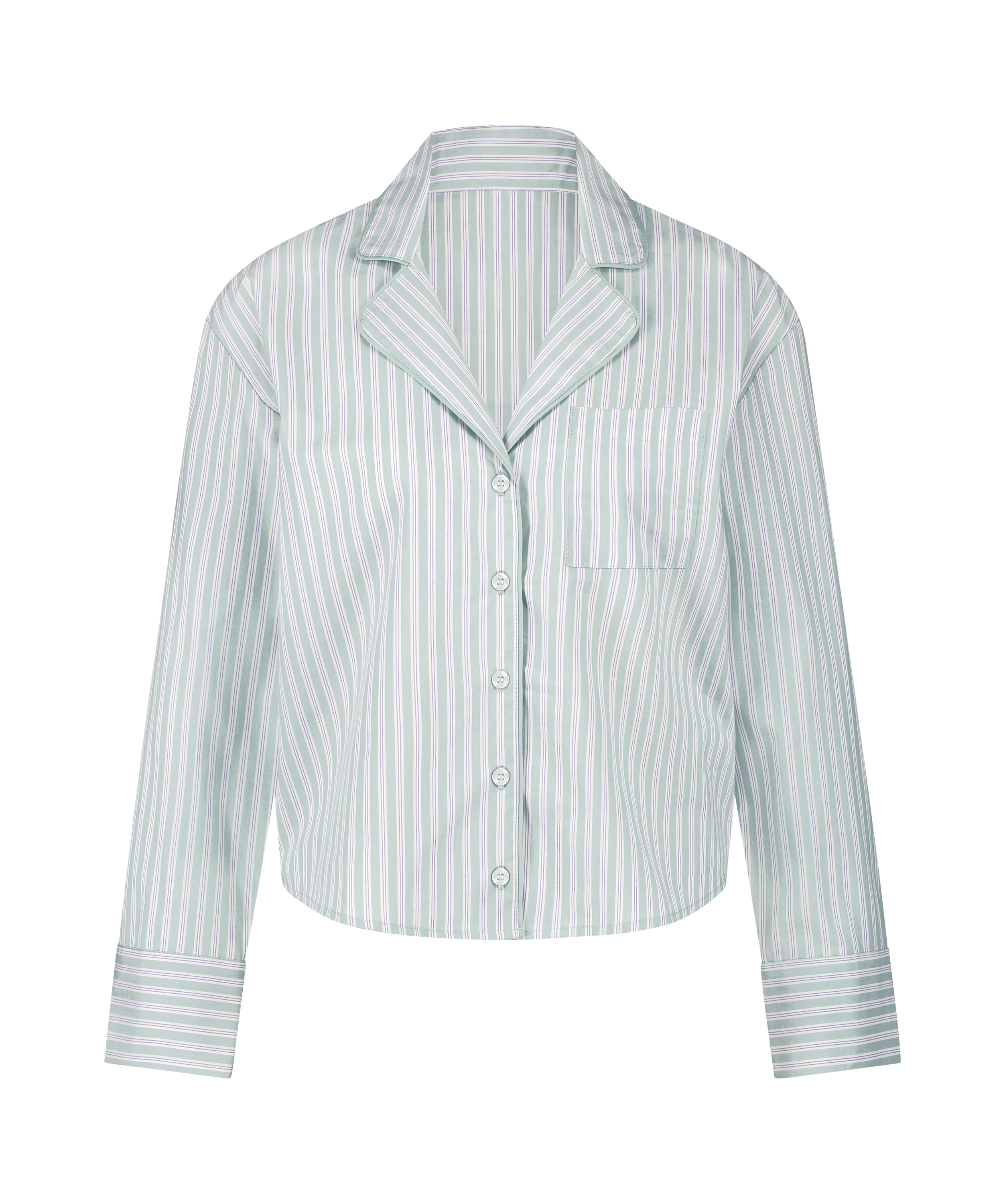 Pyjamastopp bomull, Grön, main