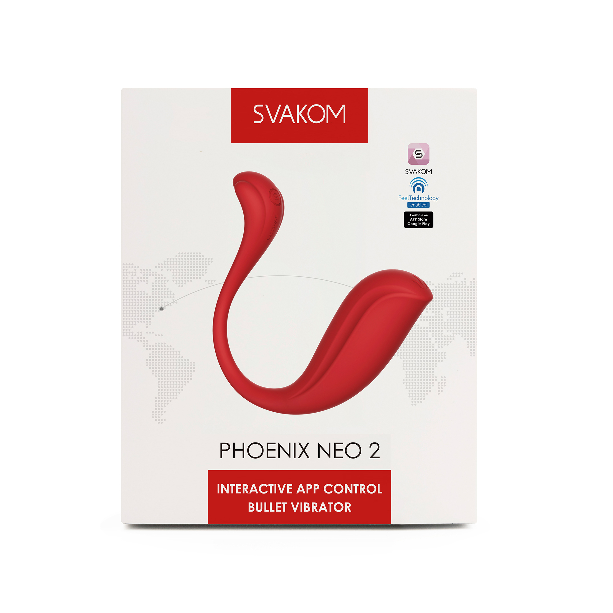 Svakom - Phoenix Neo 2, röd, main