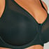 Icke-formpressad minimizer-bh med bygel Nina, Gr&ouml;n