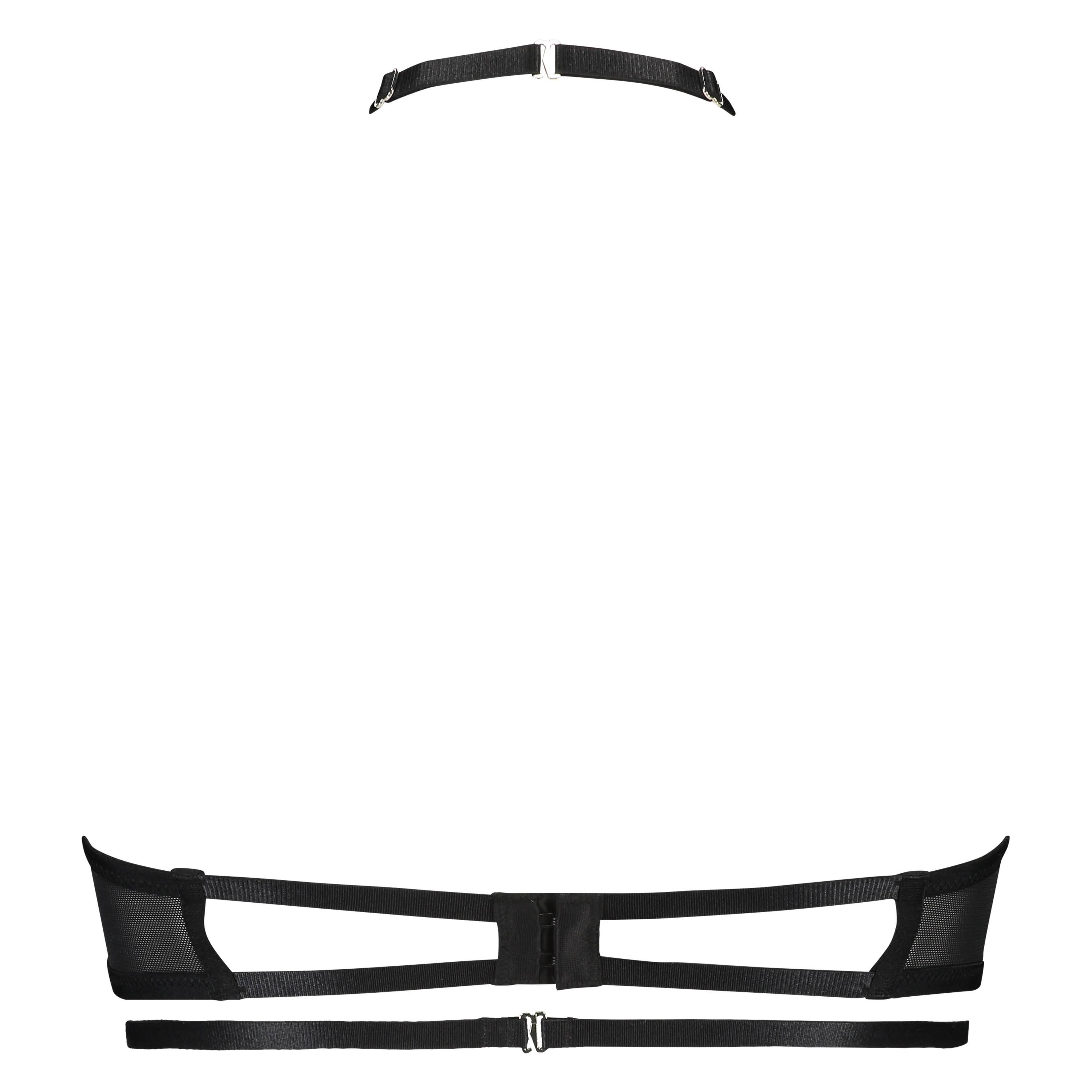 Icke-formpressad bygel-bh Romane, Svart, main