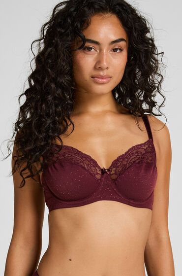 Hunkemöller Icke formpressad bygel-bh Sophie Lila