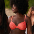 Formpressad bikiniöverdel med bygel Sunrise, Orange