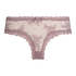 Brazilian-trosa V-shape Floral Mesh, Lila