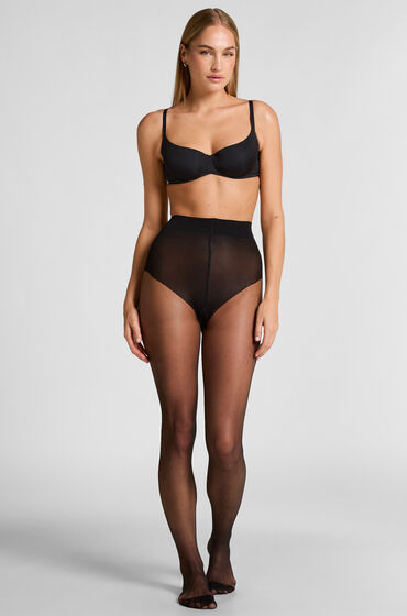 Hunkemöller Strumpbyxor 15 Denier Core Control Svart