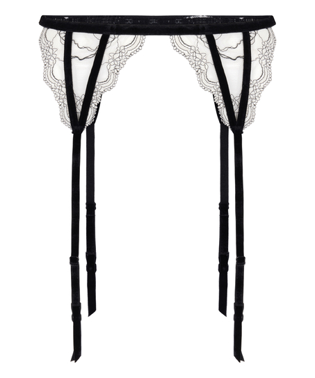 Strumpeband Agnes, Vit