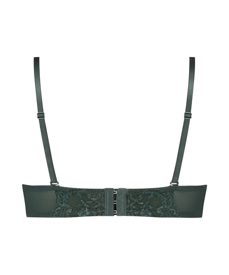 Reeva formpressad axelbandslös bygel-bh, Grön