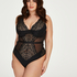 Rose underwired body, Svart