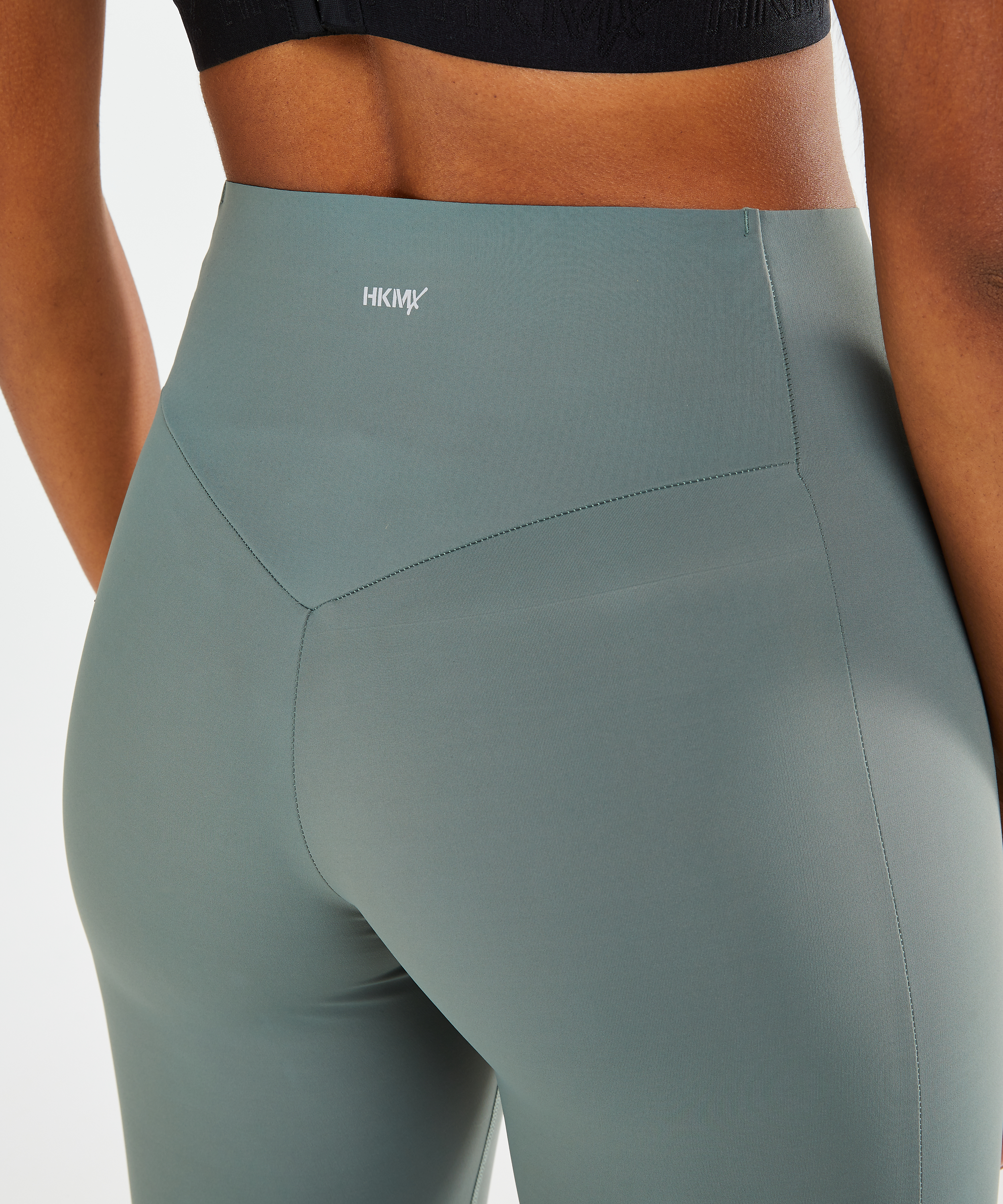 HKMX Make Me Zen sportleggings med h&ouml;g midja, gr&ouml;n, main