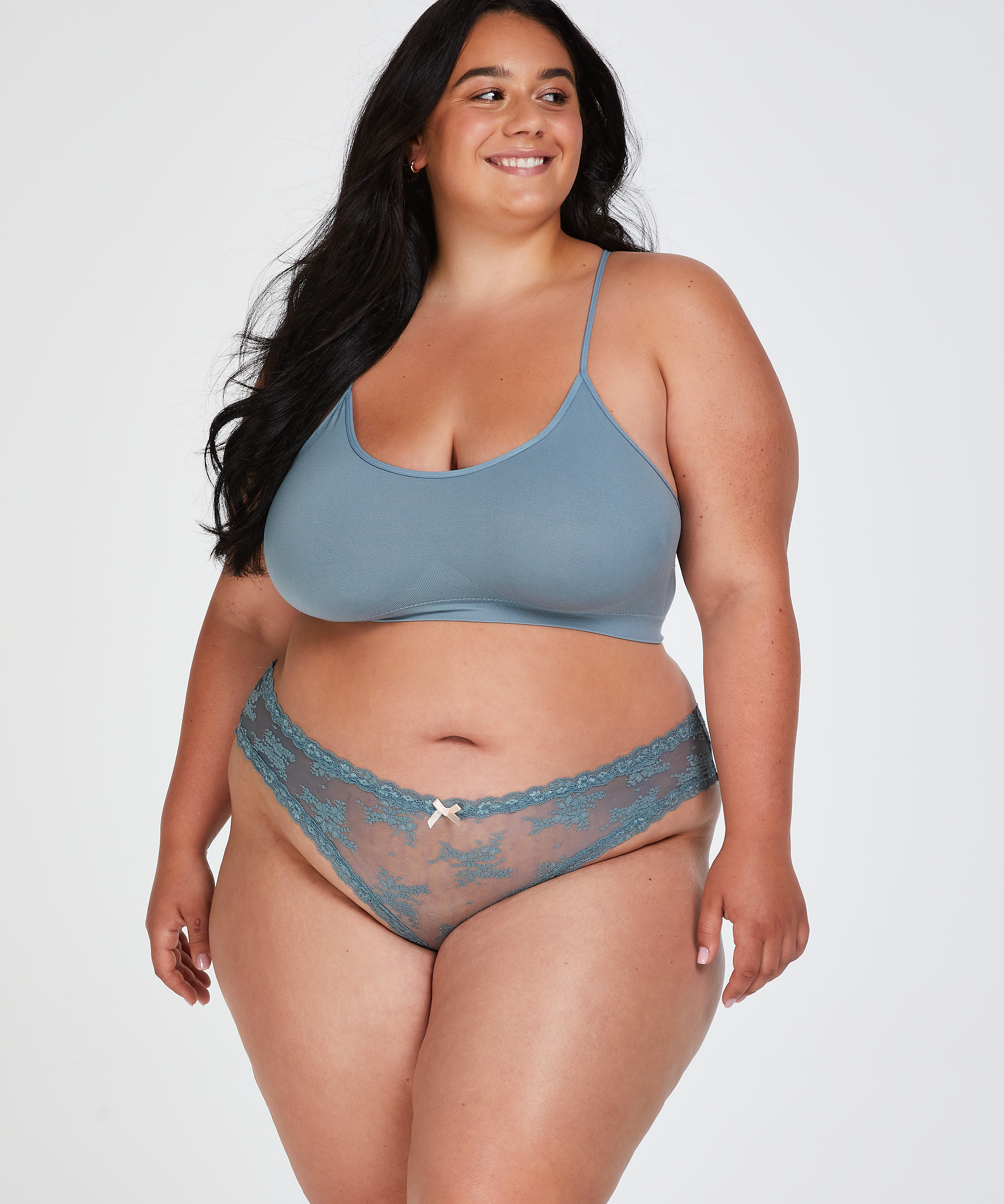 Brazilian-trosa V-shape mesh, Gr&ouml;n, main