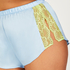 Satin Lace-shorts, blå
