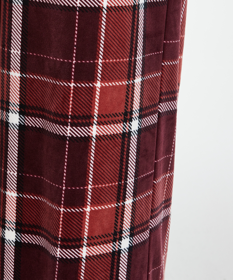 Petite Pyjamasbyxor i velour, r&ouml;d
