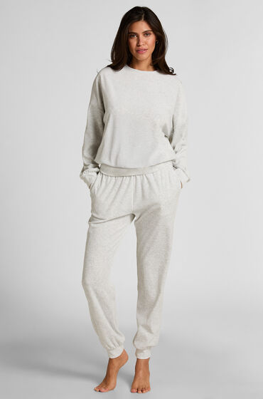 Hunkemöller Velourjoggingbyxor Grå