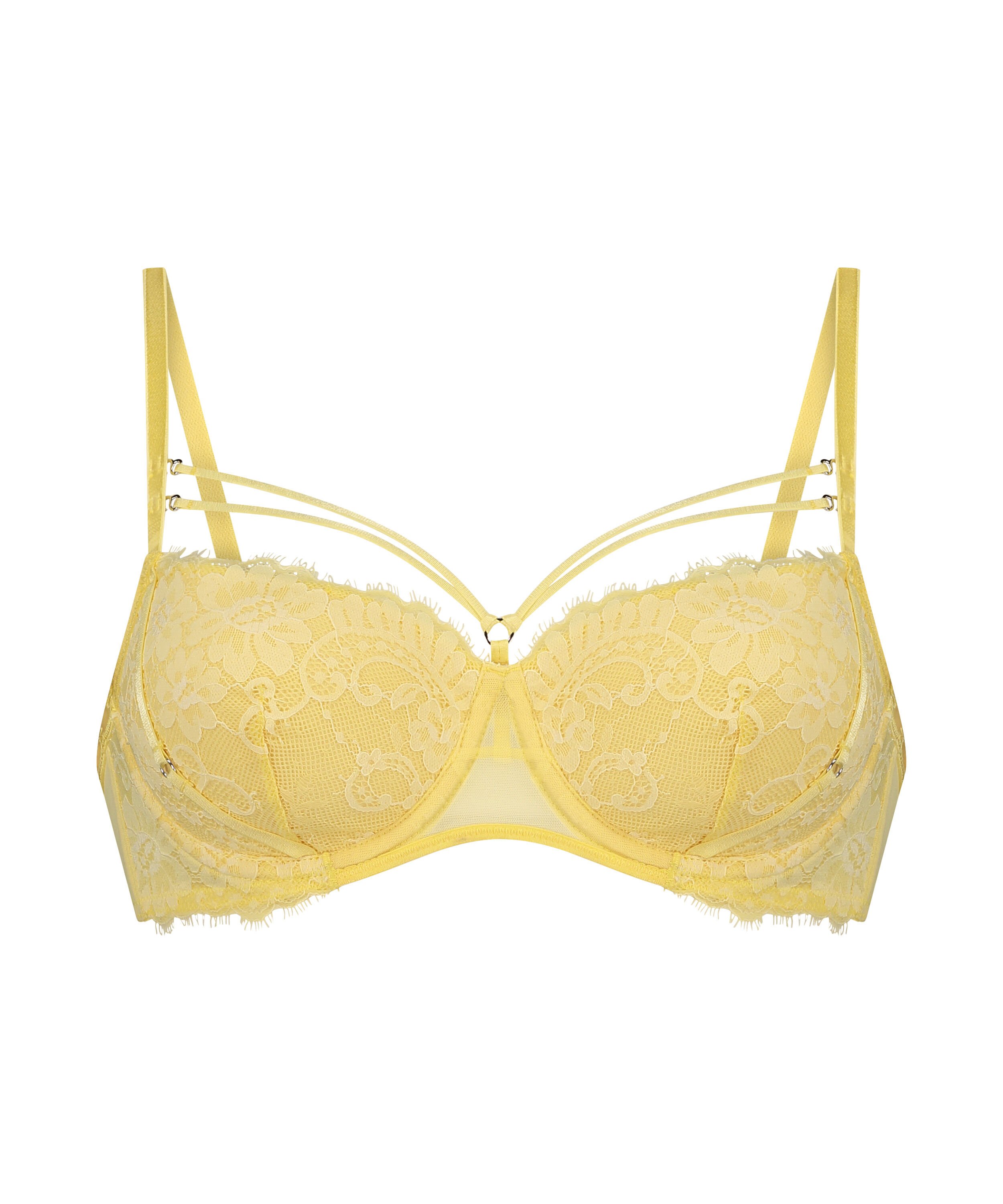 Formpressad bygel-bh Lidia, Gul
