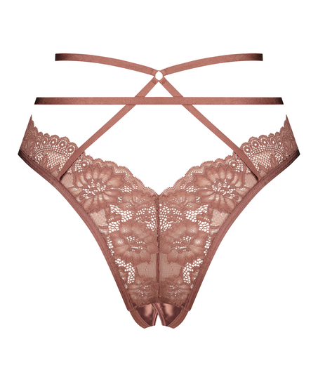 Brazilian-trosa med öppen gren Roxanne, Lila