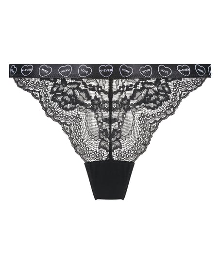 Stringtrosa Kiss, Svart