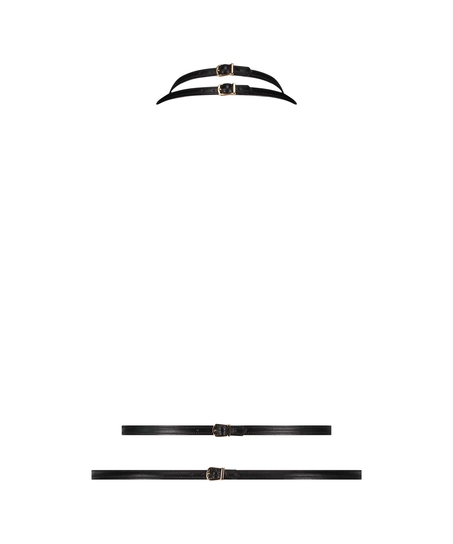 Private Sele i konstläder, Svart