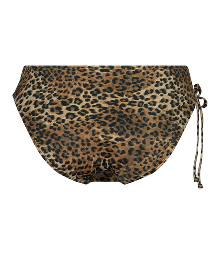 Leopard bikiniunderdel, Brun