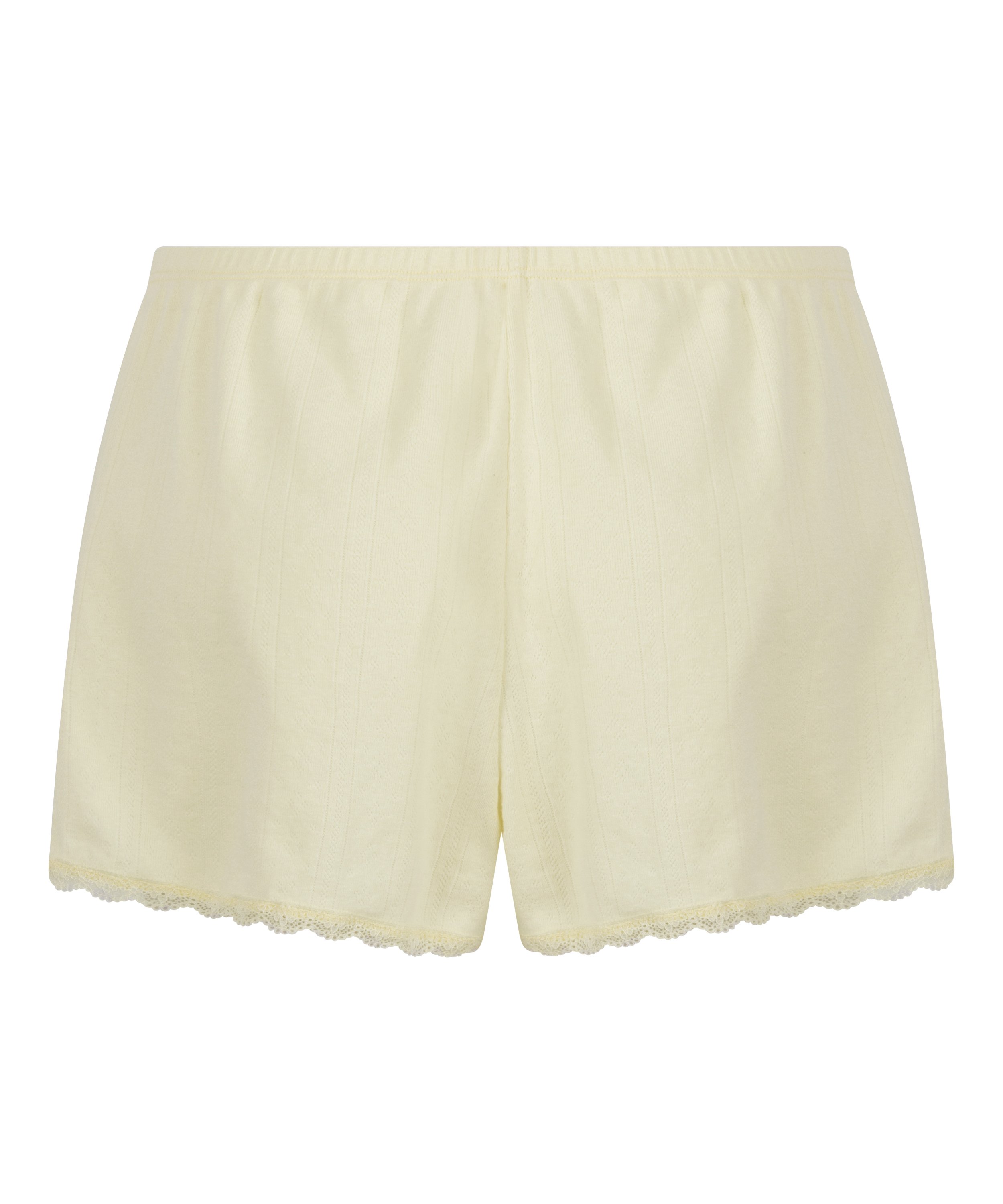 Pointelle-shorts, Gul, main