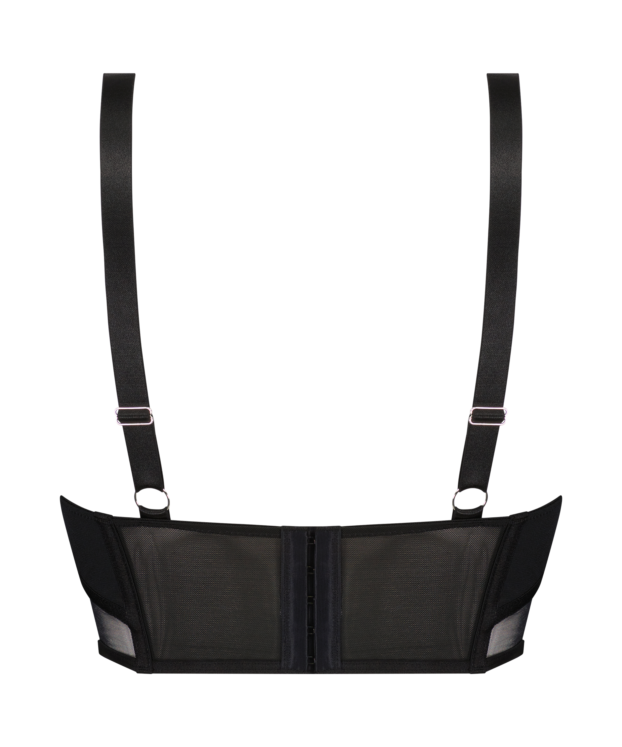 Topp nätkorsett Love Me, Svart, main