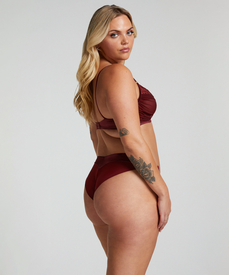 Zoe hög brazilian-trosa, röd