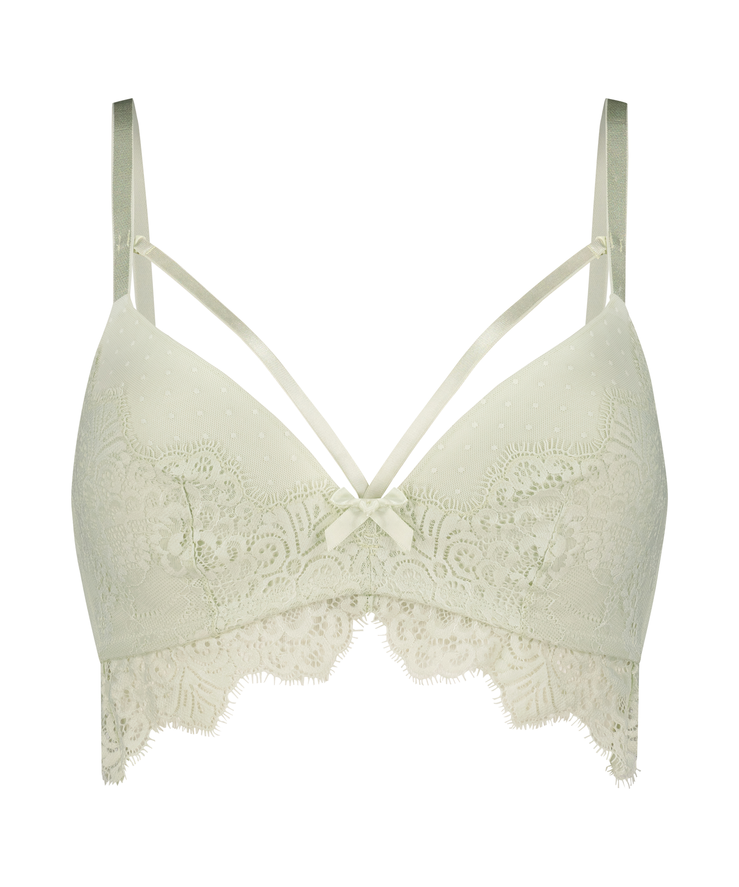 Formpressad beh&aring; utan longline bygel Marilee, Gr&ouml;n, main