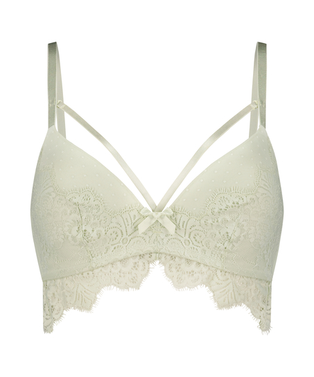 Formpressad beh&aring; utan longline bygel Marilee, Gr&ouml;n