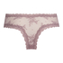 Brazilian-trosa V-shape Floral Mesh, Lila