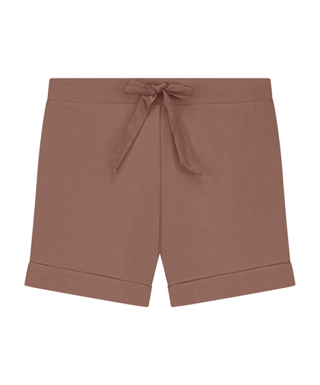 Shorts i jersey Essential, Brun