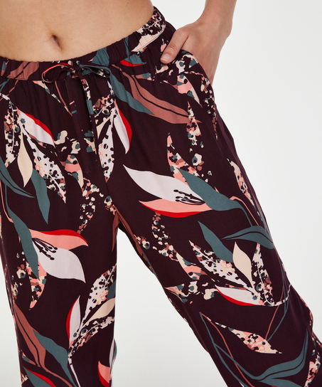 Petite Pyjamasbyxor i vävt tyg, röd