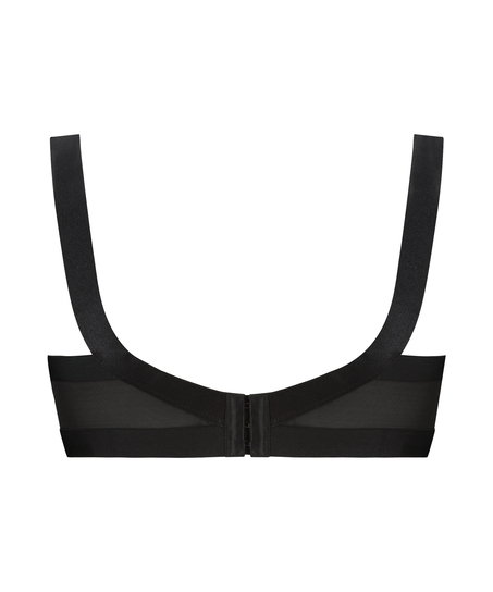 Icke-formpressad bygel-bh Donna Sparkle, Svart