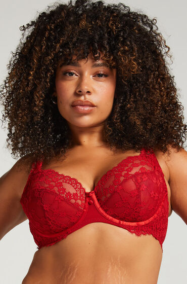 Hunkemöller Icke formpressad bygel-bh Daisy Röd