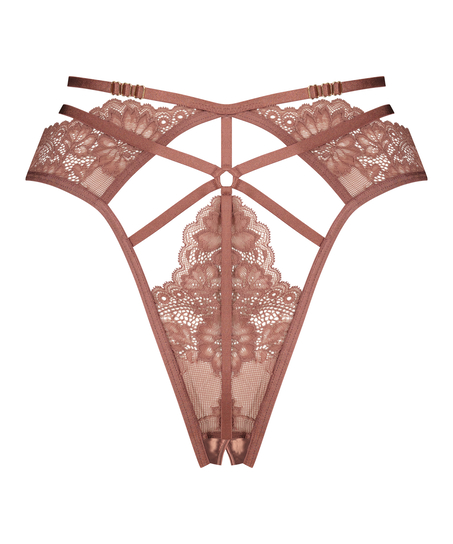 Brazilian-trosa med öppen gren Roxanne, Lila