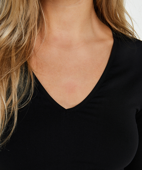 Sömlös topp, Svart