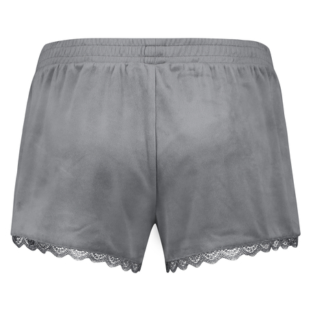 Shorts Velour Lace, Gr&aring;