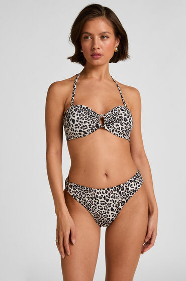 Hunkemöller Bikinibottom Leopard Svart