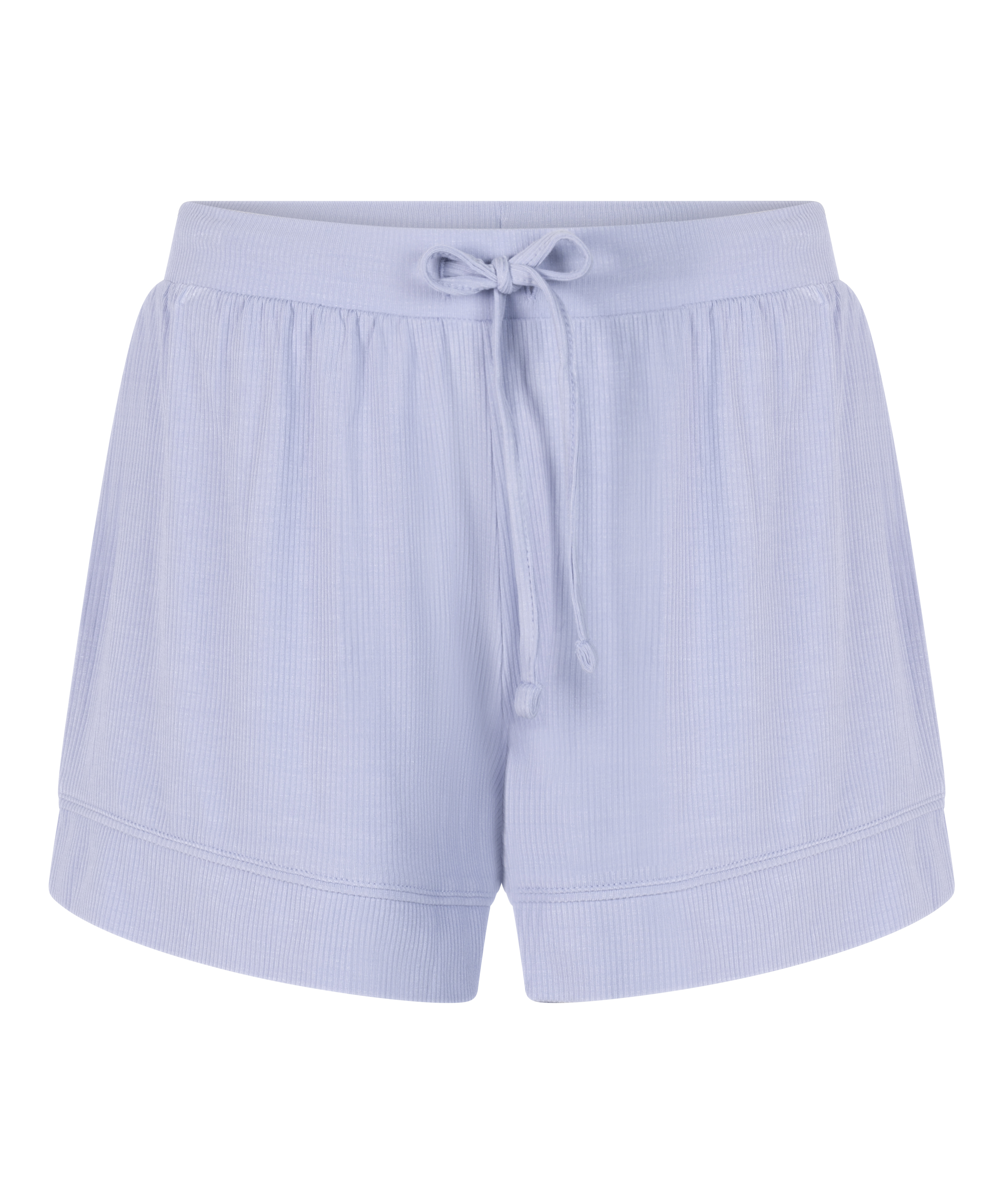 Essential-shorts i slätstickad jersey, blå, main