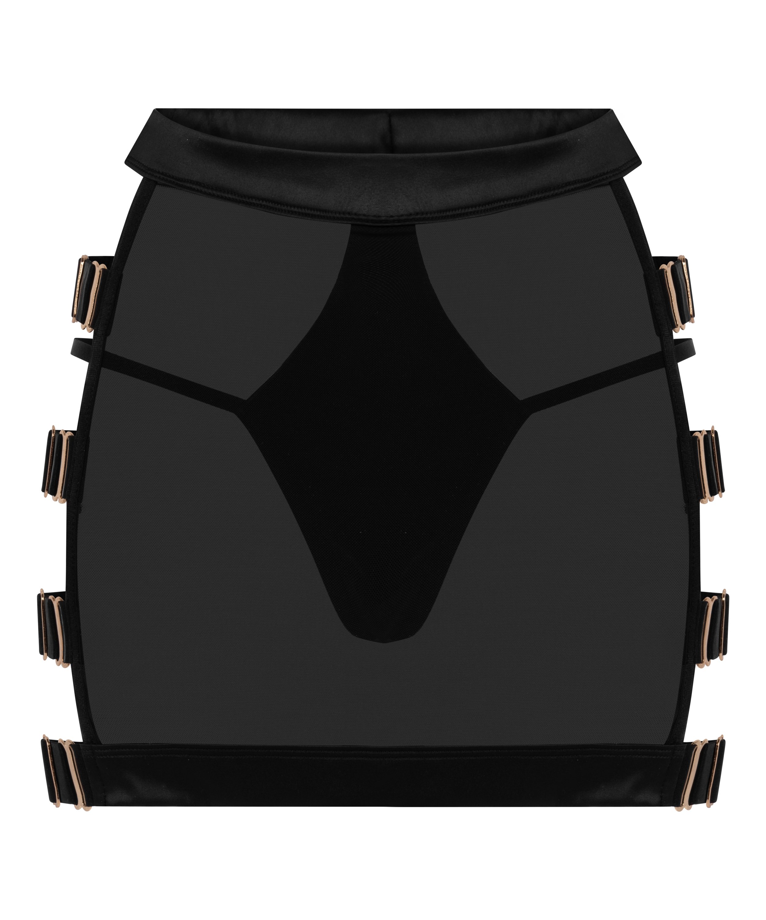 Colette boxerstringtrosa, Svart, main