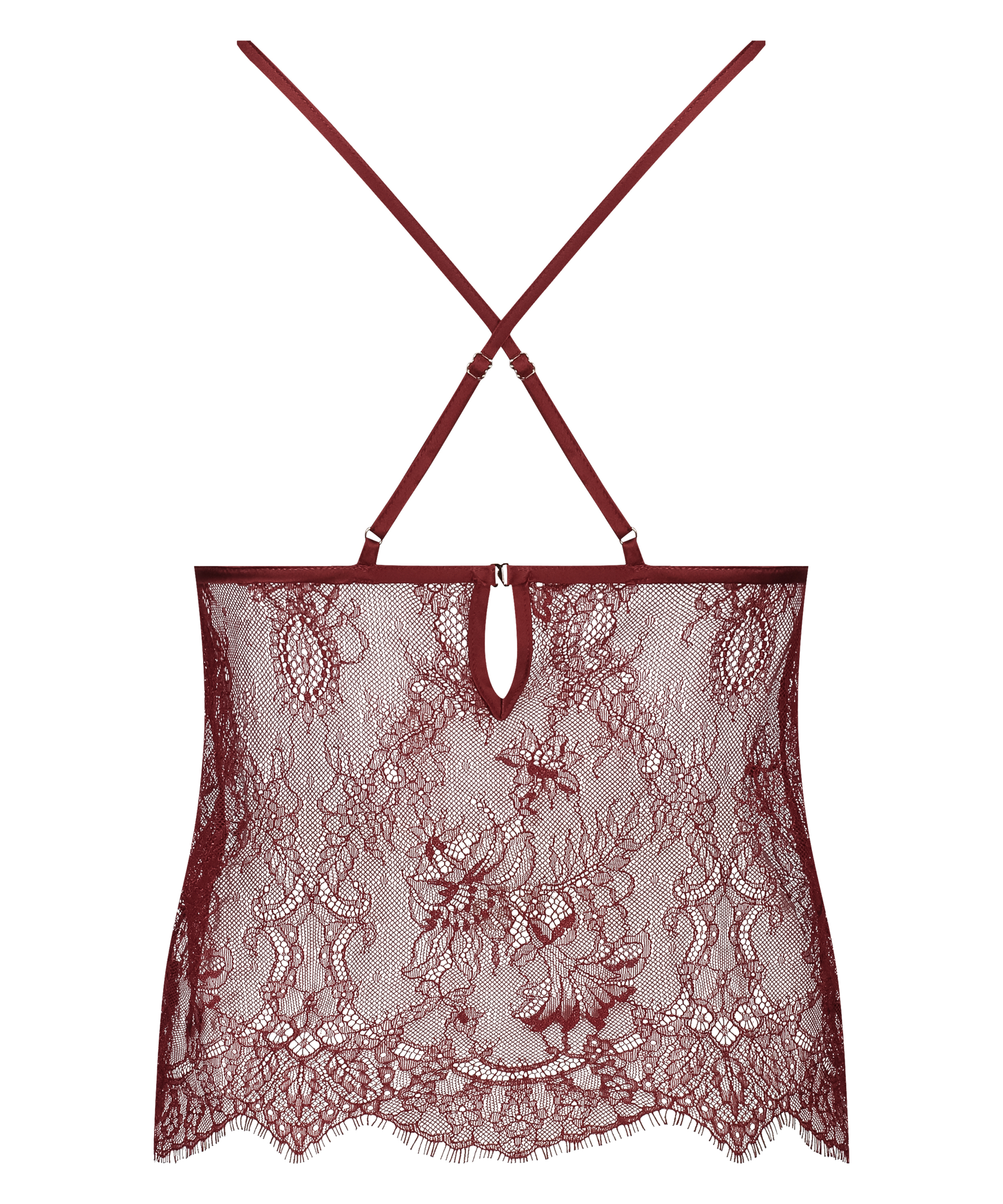 Cami Lace Delphine, Röd, main